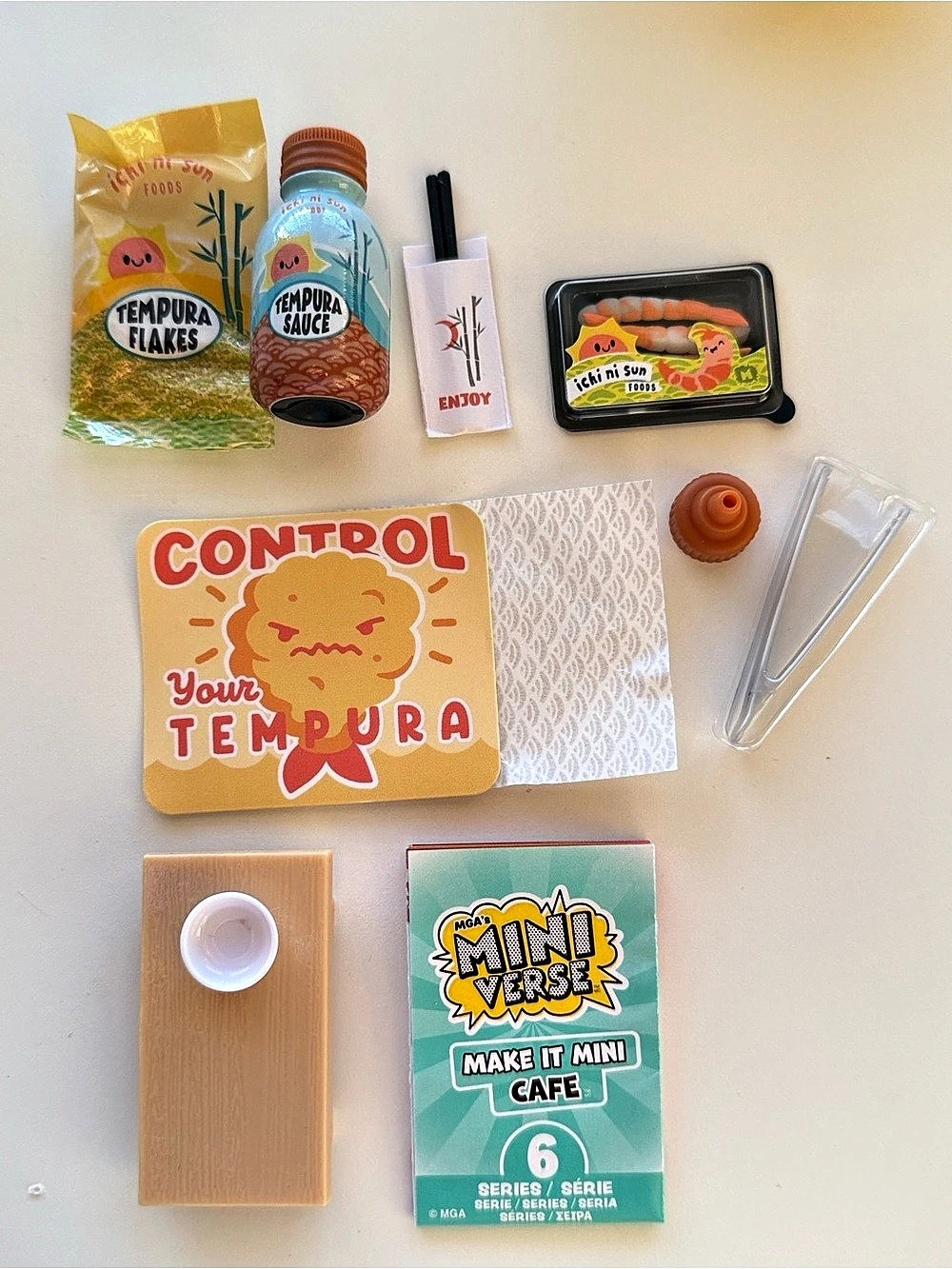MGA's Miniverse Make It Mini Cafe Series 6 Shrimp Tempura Set 🍤